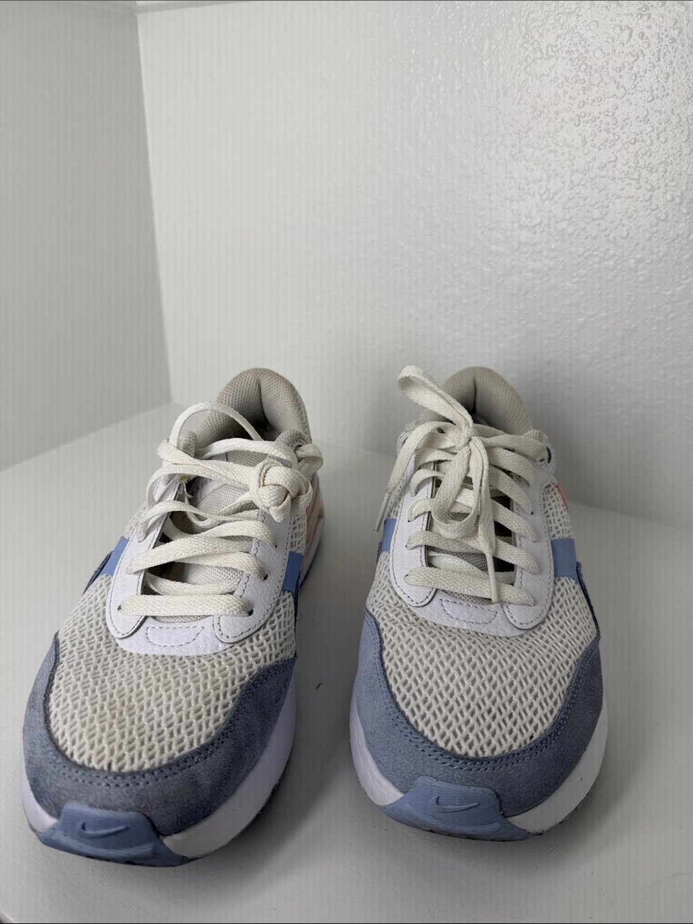 Nike Women’s Athletic Sneakers White and Light Blue
